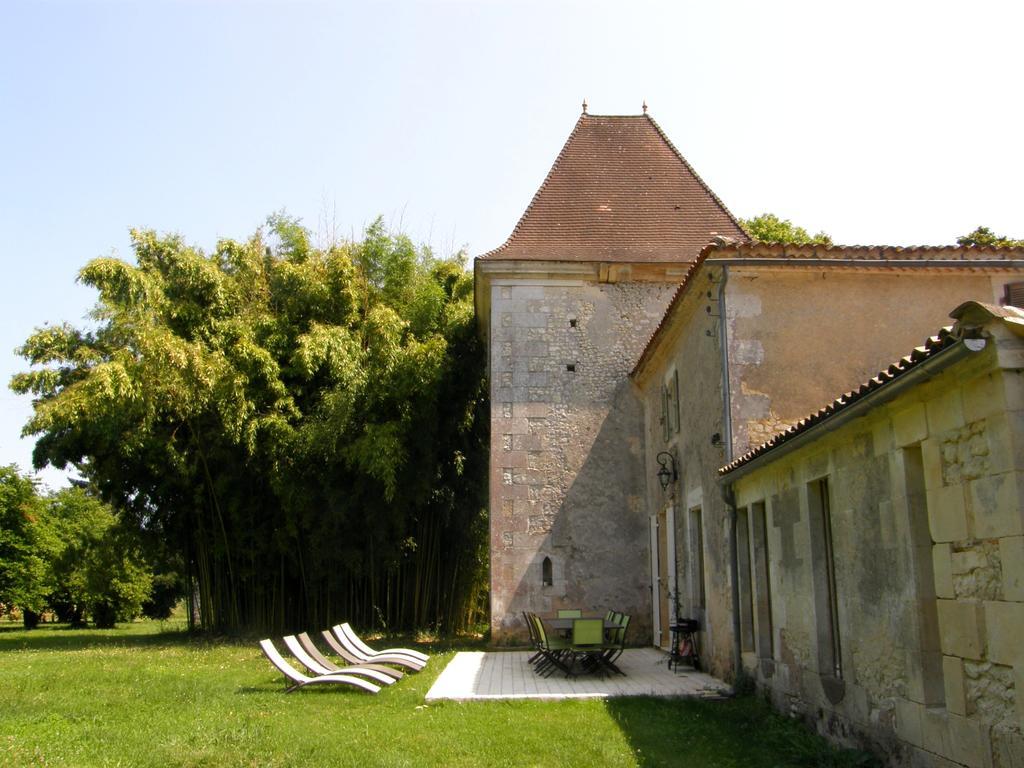 Chateau De Puyrigaud Bed and Breakfast Léoville Buitenkant foto